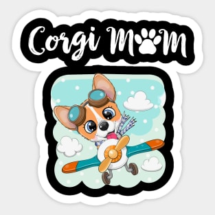 Corgi Mom (170) Sticker